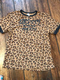 Leopard girls ringer GRITTY IS THE NEW PRETTY