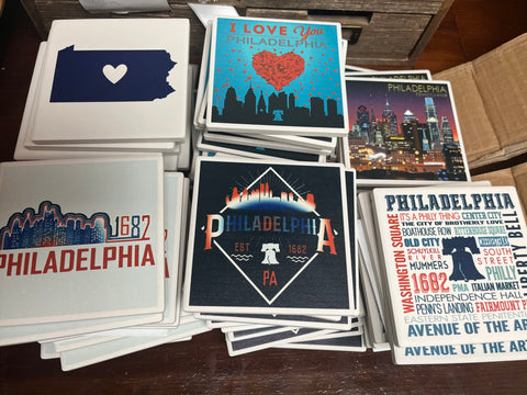 Philly coasters