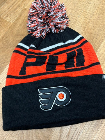 Flyers black Stylus cuff knit pom