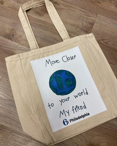 Kevin - Move Closer to Your World My Friend Tote bag