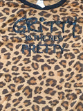 Leopard girls ringer GRITTY IS THE NEW PRETTY