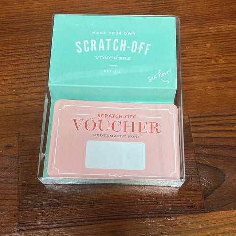 Make your own scratch off